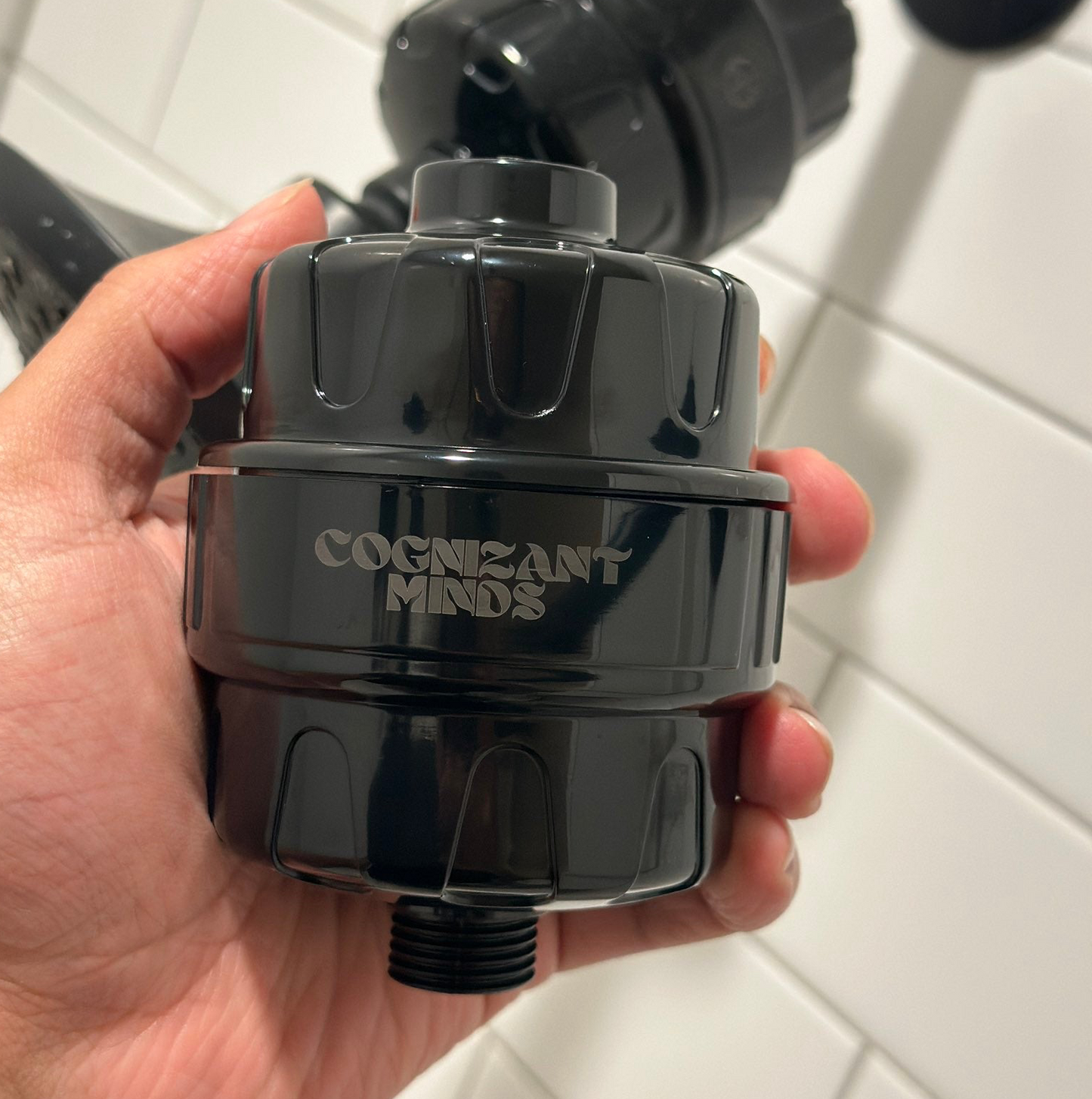 Black Cognizant Minds 22 Stage Shower Filter