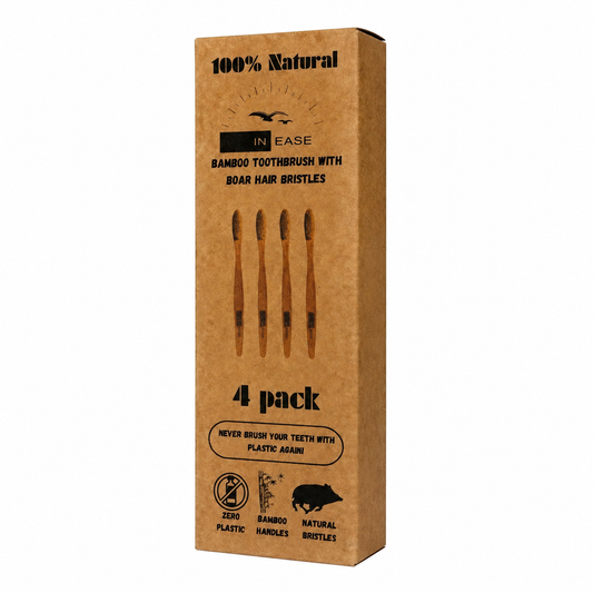 100% Natural Toothbrush 4-Pack